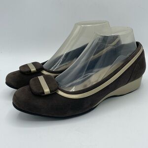 Ros Hommerson Brown Suede Women's Shoes
